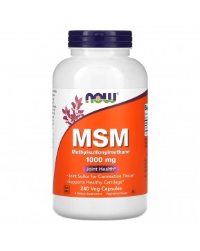 NOW Foods, МСМ, метилсульфонилметан, 1000 мг, 240 вегетарианских капсул NOW Foods, МСМ, метилсульфонилметан, 1000 мг, 240 вегетарианских капсул